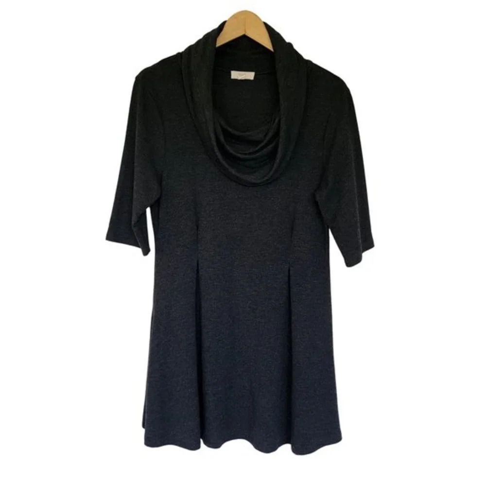 Cupio Tunic Blouse‎ Womans Size M Dark Gray